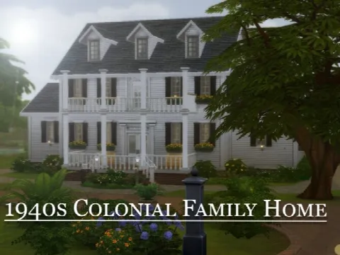 1940s Colonial Family Home