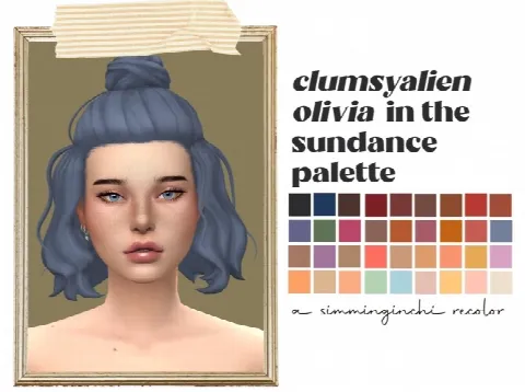 Clumsyalienn‘s Olivia hair recolored