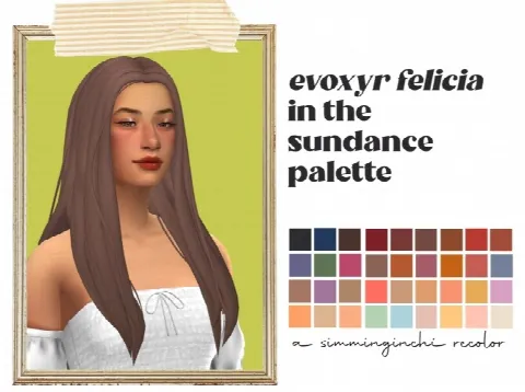 Evoxyr‘s Felicia hair recolored