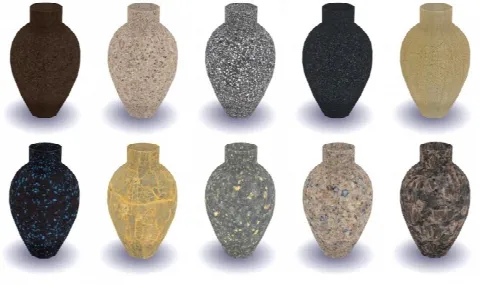 Recolors of the Dine Out Floor Vase by Riekus13, Sims 4 decor CC – image 3
