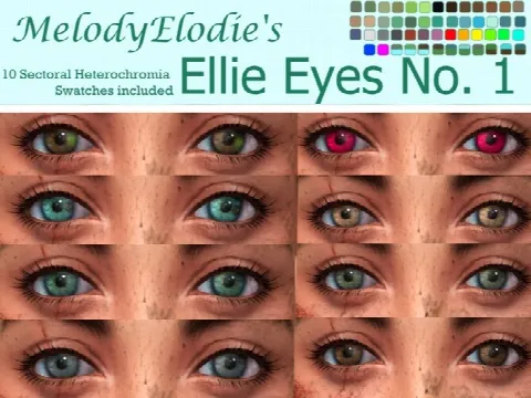 Ellie Eyes No. 1 by MelodyElodie, Sims 4 eyes CC – image 2