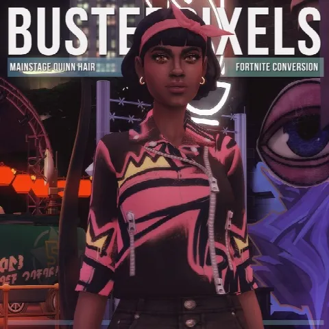 Fortnite MainStage Quinn Hair Conversion/Edit