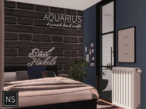 Aquarius Brick Walls
