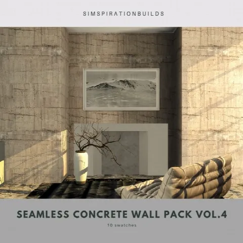 Seamless Concrete Wall Pack Vol.4