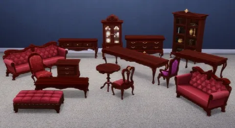 Princess Cordelia Raised Wood Set