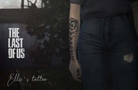 The Last Of Us Ellie’s tattoo