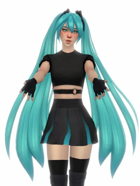 Miku hair