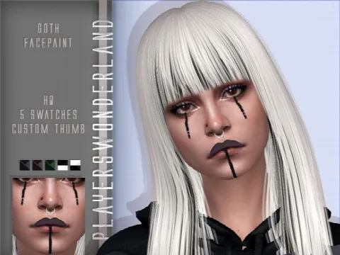 Goth Facepaint