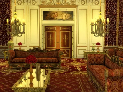 The Castle Walls & Door Set by Annaquinnstories, Sims 4 walls & floors CC – image 3