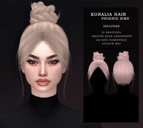 BROOKE HAIR WITH ACC BANDANA + KORALIA HAIR
