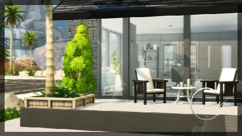 Modern Family House by Cross Design, Sims 4 residential lots CC – image 3