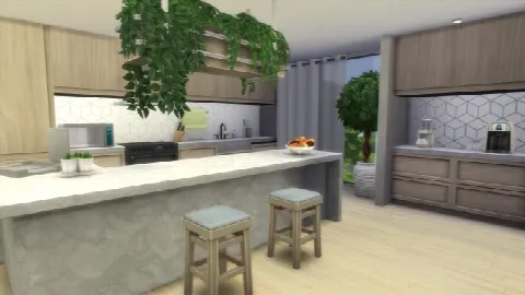 Modern Eco Living by RayanStar, Sims 4 residential lots CC – image 3