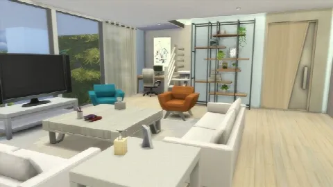 Modern Eco Living by RayanStar, Sims 4 residential lots CC – image 4