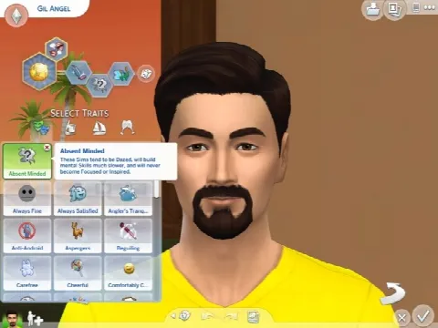 Absent Minded Trait