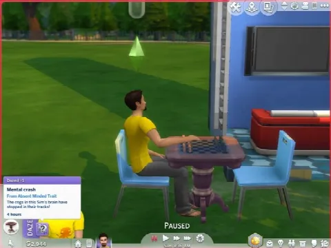 Absent Minded Trait by CrumplyMeteorite, Sims 4 Trait and Aspiration mod – image 2