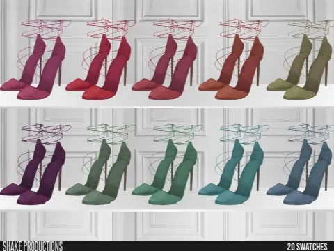 492 High Heels by ShakeProductions, Sims 4 female shoes CC – image 3