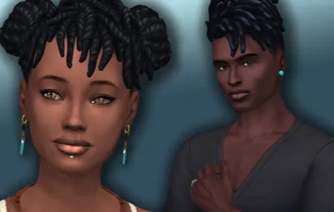 Natural Lips for Dark Skintones by Frenchiesimgirl, Sims 4 lips CC – image 2