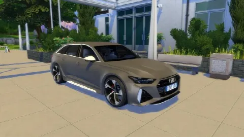 Audi RS6 by Lorysims, Sims 4 miscellaneous CC – image 3