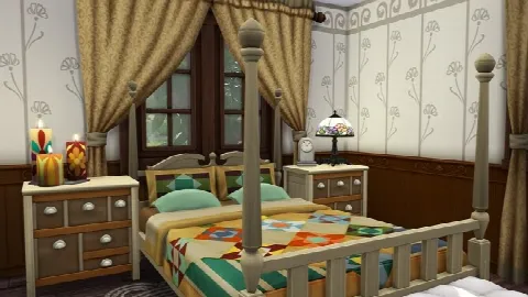 GRANDPARENTS’ DREAM COTTAGE by Avelineyt, Sims 4 residential lots CC – image 4