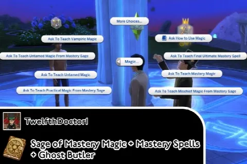 Sage of Mastery Magic + Mastery Spells + Ghost Butler