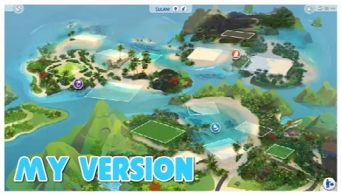 Sulani Realistic Map Override by OnverserSims, Sims 4 Quality of Life mod – image 3
