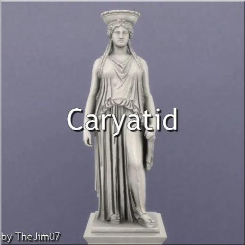 Caryatid statue