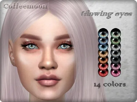 Glowimg eyes