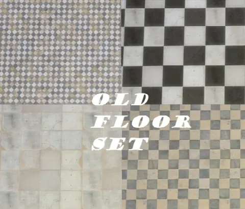 Old Floor Tile Set