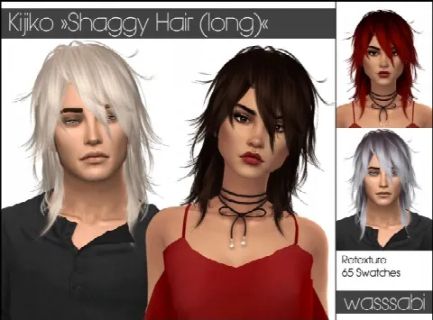 Kijiko’s Shaggy Long Hair retextured