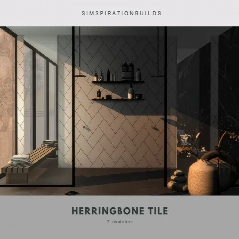 Herringbone tiles