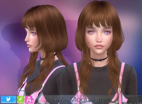 J247 Moonjelly hair (P) by Newseasims, Sims 4 hair CC – image 3