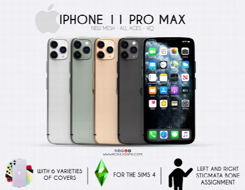 IPHONE 11 PRO MAX + COVERS