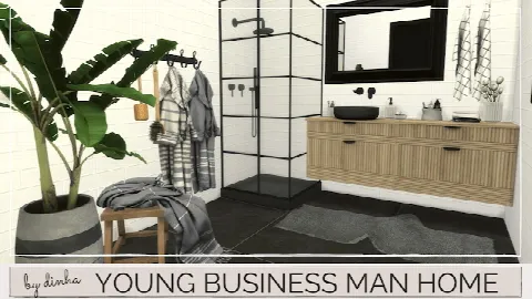 YOUNG BUSINESS MAN HOME