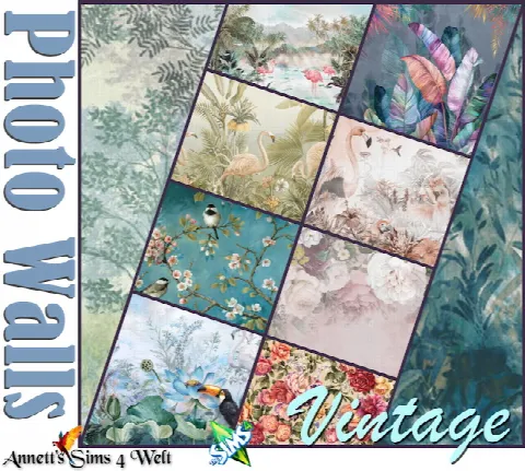 Vintage Photo Walls
