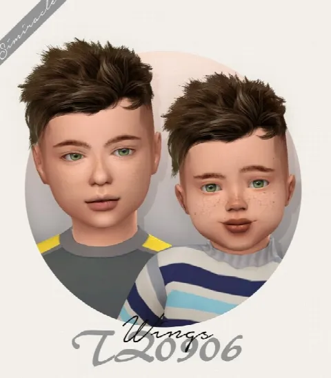 Wings TZ0906 hair for kids and toddlers