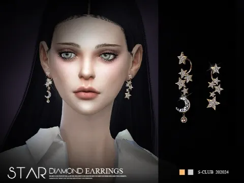 Stars earrings 20224