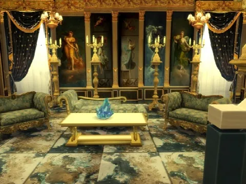 The Beauharnais hotel Fireplace & Curtains