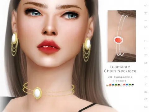 Diamante Chain Necklace