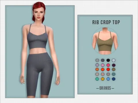 Rib Crop Top