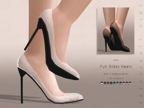 Full Glass Heels