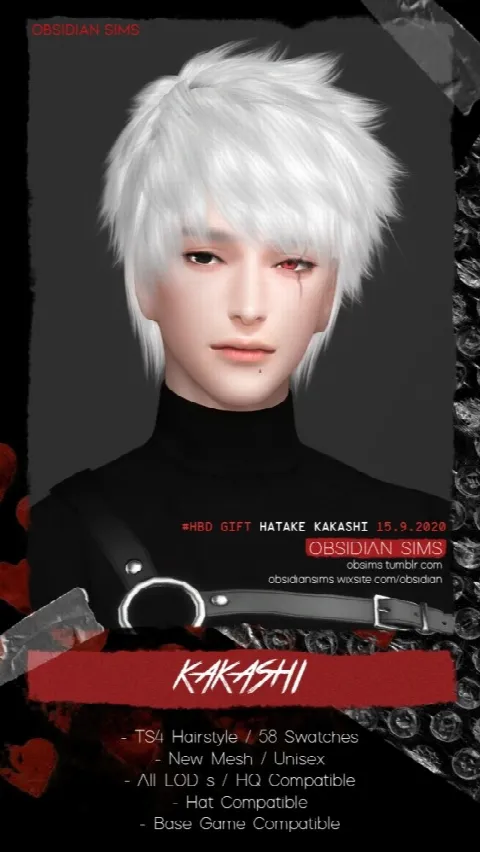 KAKASHI HAIR – HBD 15.9 Hatake Kakashi