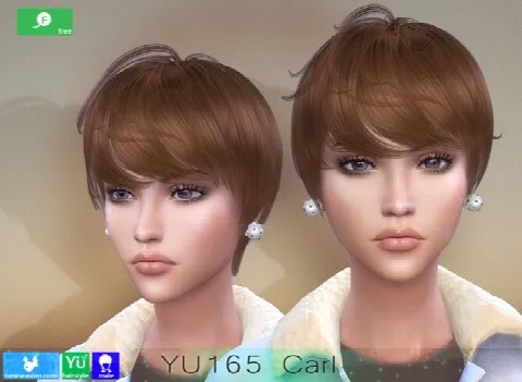 YU165 Carl hair for females