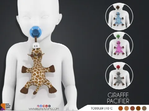 GIRAFFE PACIFIER + BABY BOTTLE DEFAULT