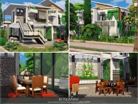 Roseanne home by MychQQQ, Sims 4 residential lots CC – image 3