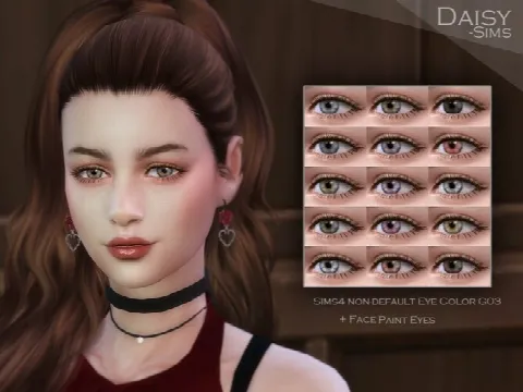 Realistic Eye Color + Contact Lens G03