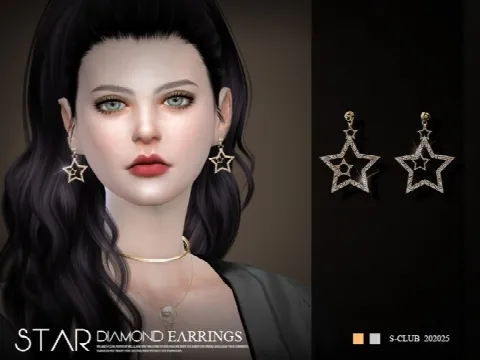 Star earrings 20225