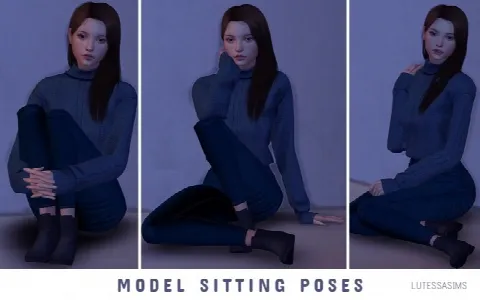 Model Sitting Poses
