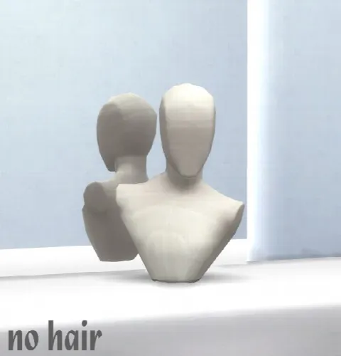 Wilma’s Wig Stand 3 versions by horresco, Sims 4 decor CC – image 2