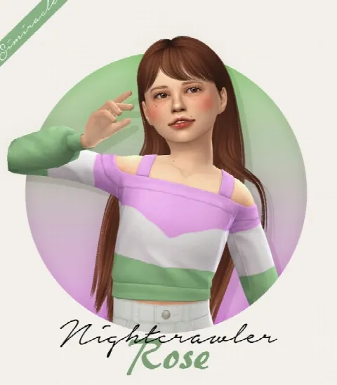 Nightcrawler Rose Hair Kids Version