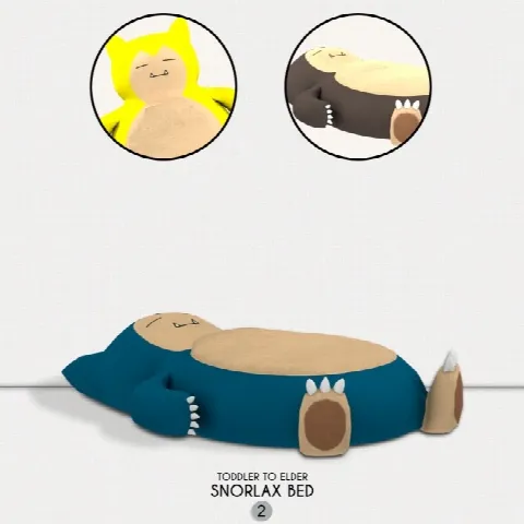 SNORLAX SET by Redheadsims Cc, Sims 4 furniture CC – image 2